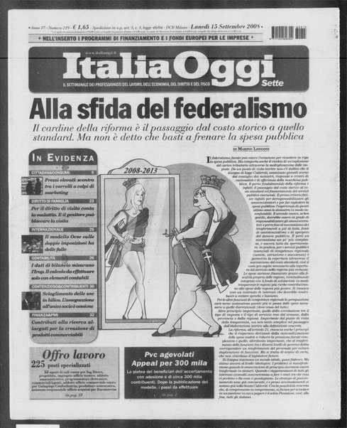 Italia oggi : quotidiano di economia finanza e politica